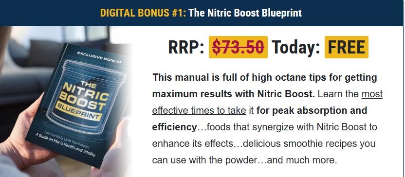 Nitric Boost Ultra Bonus ebook1